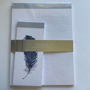 West Emory Feather Desktop Collection Notepad Set
